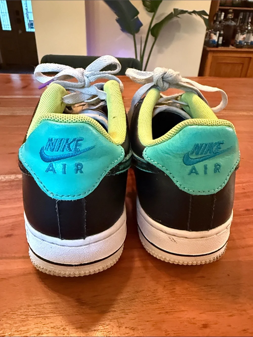 AirForce 1 LV8 Grafitti low tops. Youth size 5/Women’s size 6.5.
